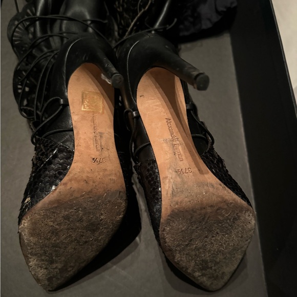 High boots lace up stretchy - Picture 2 of 5